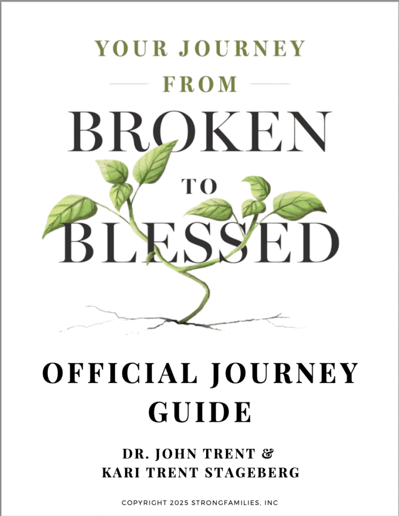 Book cover of Your Journey From Broken To Blessed by Dr. John Trent and Kari Trent Stageberg