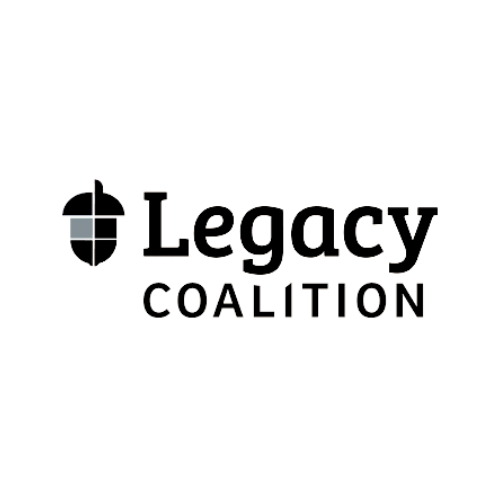 Legacy Coalition logo in black and white